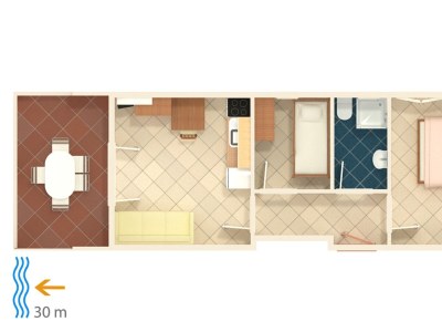 Apartment Two bedroom apartment near beach Kustići, Pag A-4129-b - Outdoor photo 22