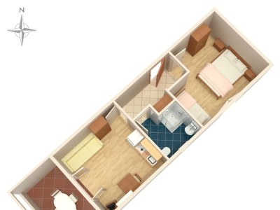 Apartment One bedroom apartment near beach Kustići, Pag A-4129-c - Outdoor photo 17