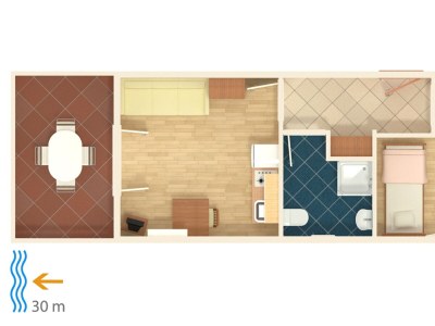 Apartment One bedroom apartment near beach Kustići, Pag A-4129-c - Outdoor photo 19