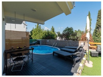 Apartment One bedroom apartment with terrace and sea view Mastrinka, Čiovo A-23984-b - Outdoor photo 2