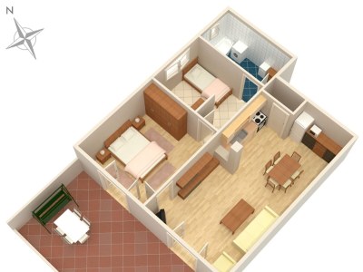 Apartment Two bedroom apartment with terrace and sea view Crikvenica A-5585-a - Outdoor photo 39