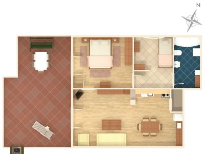 Apartment Two bedroom apartment with terrace and sea view Crikvenica A-5585-a - Outdoor photo 41