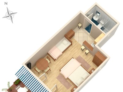 Apartment Studio flat with terrace and sea view Crikvenica AS-5585-a - Outdoor photo 41