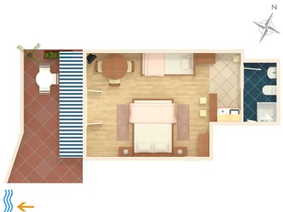 Apartment Studio flat with terrace and sea view Crikvenica AS-5585-a - Outdoor photo 43