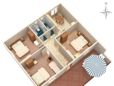 Apartment Three bedroom apartment with terrace and sea view Marina, Trogir A-6116-c - Outdoor photo 31