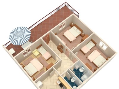 Apartment Three bedroom apartment with terrace and sea view Marina, Trogir A-6116-c - Outdoor photo 32