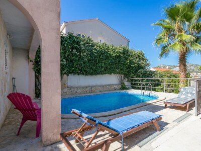 Apartment One bedroom apartment with balcony and sea view Seget Vranjica, Trogir A-14409-b - Outdoor photo 8