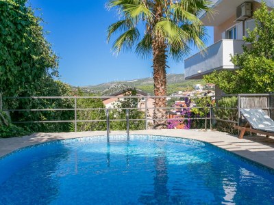 Apartment Studio flat with balcony and sea view Seget Vranjica, Trogir AS-14409-b - Outdoor photo 8