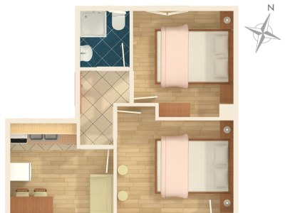 Apartment Two bedroom apartment near beach Podgora, Makarska A-6781-b - Outdoor photo 28