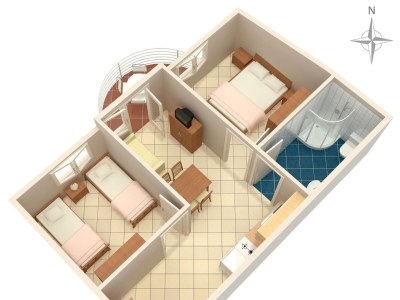 Apartment Two bedroom apartment with balcony Rastići, Čiovo A-6863-b - Outdoor photo 16