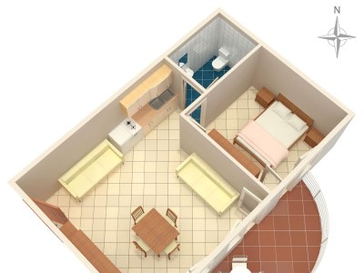 Apartment One bedroom apartment with balcony and sea view Rastići, Čiovo A-6863-c - Outdoor photo 17