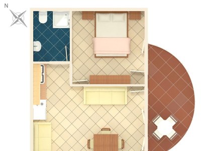 Apartment One bedroom apartment with balcony and sea view Rastići, Čiovo A-6863-c - Outdoor photo 19