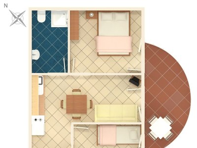 Apartment Two bedroom apartment with balcony Rastići, Čiovo A-6863-f - Outdoor photo 17