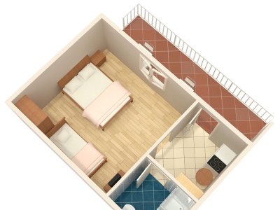 Apartment Studio flat with terrace and sea view Podaca, Makarska AS-6874-c - Outdoor photo 19