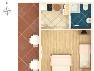 Apartment Studio flat with terrace and sea view Podaca, Makarska AS-6874-c - Outdoor photo 20