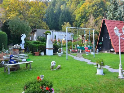 Apartment Gemütliches Ferienhaus mit Pool in Blankenburg - Outdoor photo 12