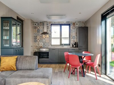 Holiday house Modern holiday home on Dutch coast with garden - Features photo 21