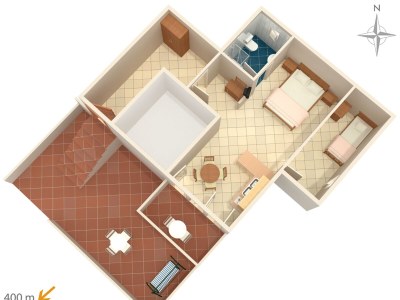 Apartment Studio flat with terrace and sea view Rtina - Stošići, Zadar AS-5881-a - Outdoor photo 24