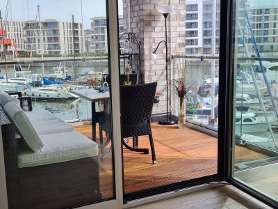 Holiday apartment Neuer Hafen - 180° unverbauter Traumblick - Outdoor photo 3