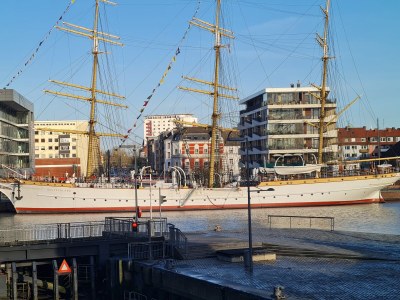 Holiday apartment Neuer Hafen - 180° unverbauter Traumblick - Outdoor photo 12