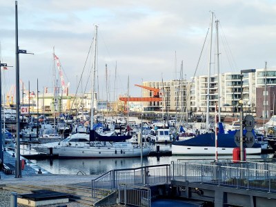 Holiday apartment Neuer Hafen - 180° unverbauter Traumblick - Outdoor photo 13