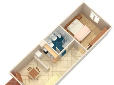 Apartment One bedroom apartment with terrace and sea view Duga Luka (Prtlog), Labin A-2367-c - Outdoor photo 21