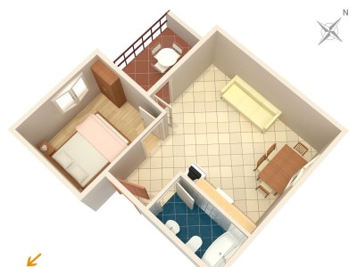 Apartment One bedroom apartment near beach Igrane, Makarska A-2679-a - Outdoor photo 15