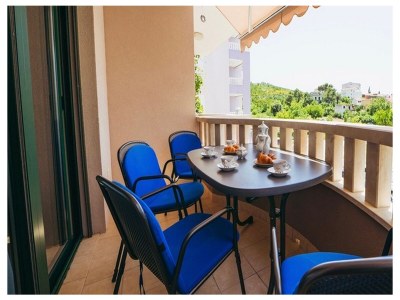 Apartment One bedroom apartment with balcony and sea view Promajna, Makarska A-6849-a - Outdoor photo 17