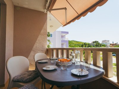 Apartment One bedroom apartment with balcony and sea view Promajna, Makarska A-6849-d - Outdoor photo 15