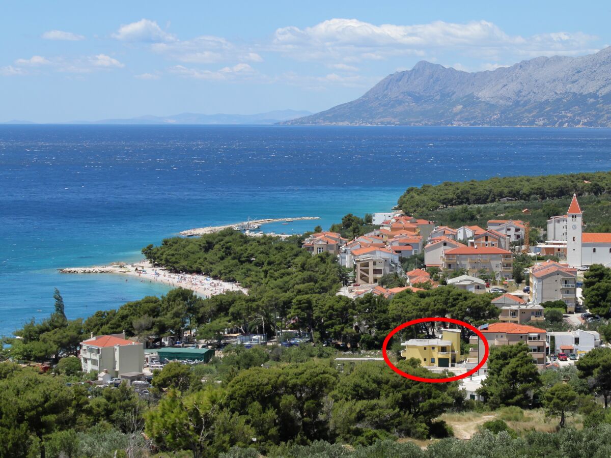 Apartment Studio flat with balcony Promajna, Makarska AS-6849-b