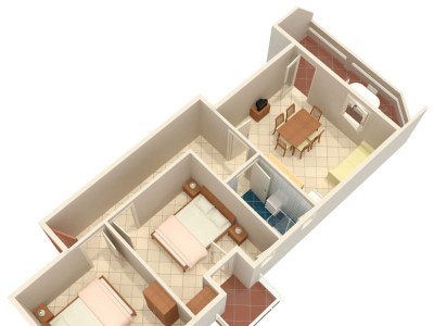 Apartment Two bedroom apartment near beach Kustići, Pag A-4086-a - Outdoor photo 29