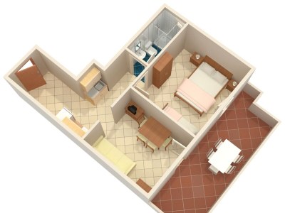 Apartment One bedroom apartment near beach Kustići, Pag A-4086-c - Outdoor photo 19