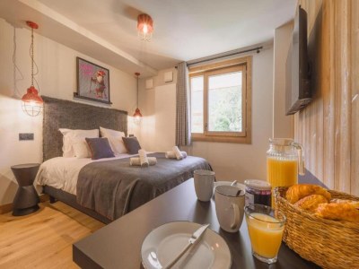 Apartment Apartment mit Blick auf den Mont Blanc und Spa - Features photo 10