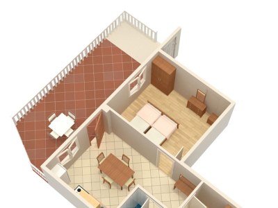 Apartment Two bedroom apartment with terrace and sea view Grebaštica, Šibenik A-4207-b - Outdoor photo 16