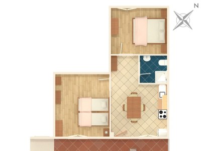 Apartment Two bedroom apartment with terrace and sea view Grebaštica, Šibenik A-4207-b - Outdoor photo 17