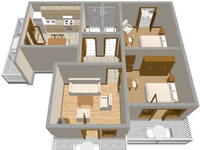 Apartment Two bedroom apartment with balcony and sea view Podgora, Makarska A-316-c - Outdoor photo 25