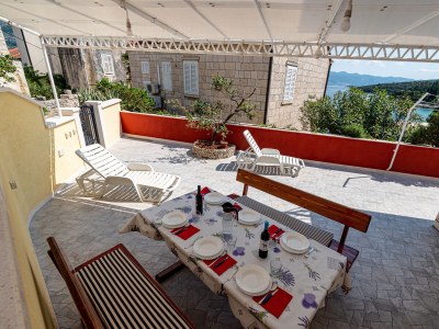 Apartment Two bedroom apartment with terrace and sea view Korčula A-10051-a - Outdoor photo 31