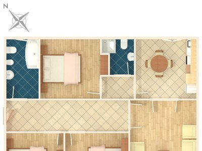 Apartment Three bedroom apartment near beach Podgora, Makarska A-6789-a - Outdoor photo 29