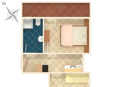 Apartment One bedroom apartment with terrace and sea view Potočnica, Pag A-4096-c - Outdoor photo 21