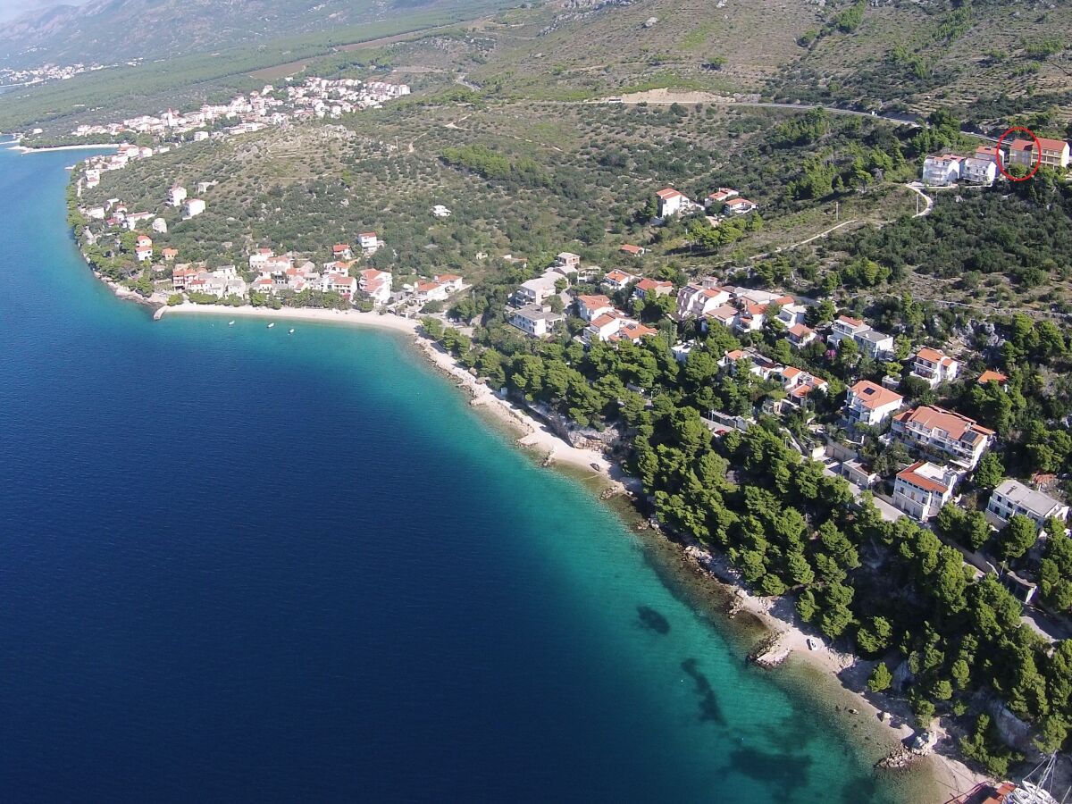 Apartment Two bedroom apartment with balcony and sea view Krvavica, Makarska A-18911-c