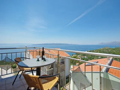 Apartment Two bedroom apartment with balcony and sea view Krvavica, Makarska A-18911-c - Outdoor photo 13