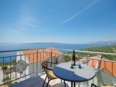 Apartment Two bedroom apartment with balcony and sea view Krvavica, Makarska A-18911-c - Outdoor photo 14