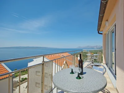 Apartment Three bedroom apartment with balcony and sea view Krvavica, Makarska A-18911-d - Outdoor photo 18