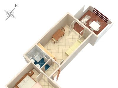 Apartment One bedroom apartment near beach Tri Žala, Korčula A-174-c - Outdoor photo 29