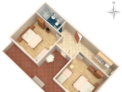 Apartment Two bedroom apartment near beach Zubovići, Pag A-4065-b - Outdoor photo 23