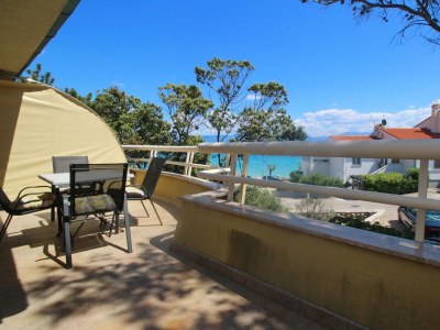 Apartment Two bedroom apartment with terrace and sea view Baška, Krk A-24143-c - Outdoor photo 21