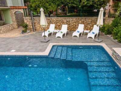 Apartment Two bedroom apartment with terrace and sea view Okrug Gornji, Čiovo A-18827-b - Outdoor photo 8