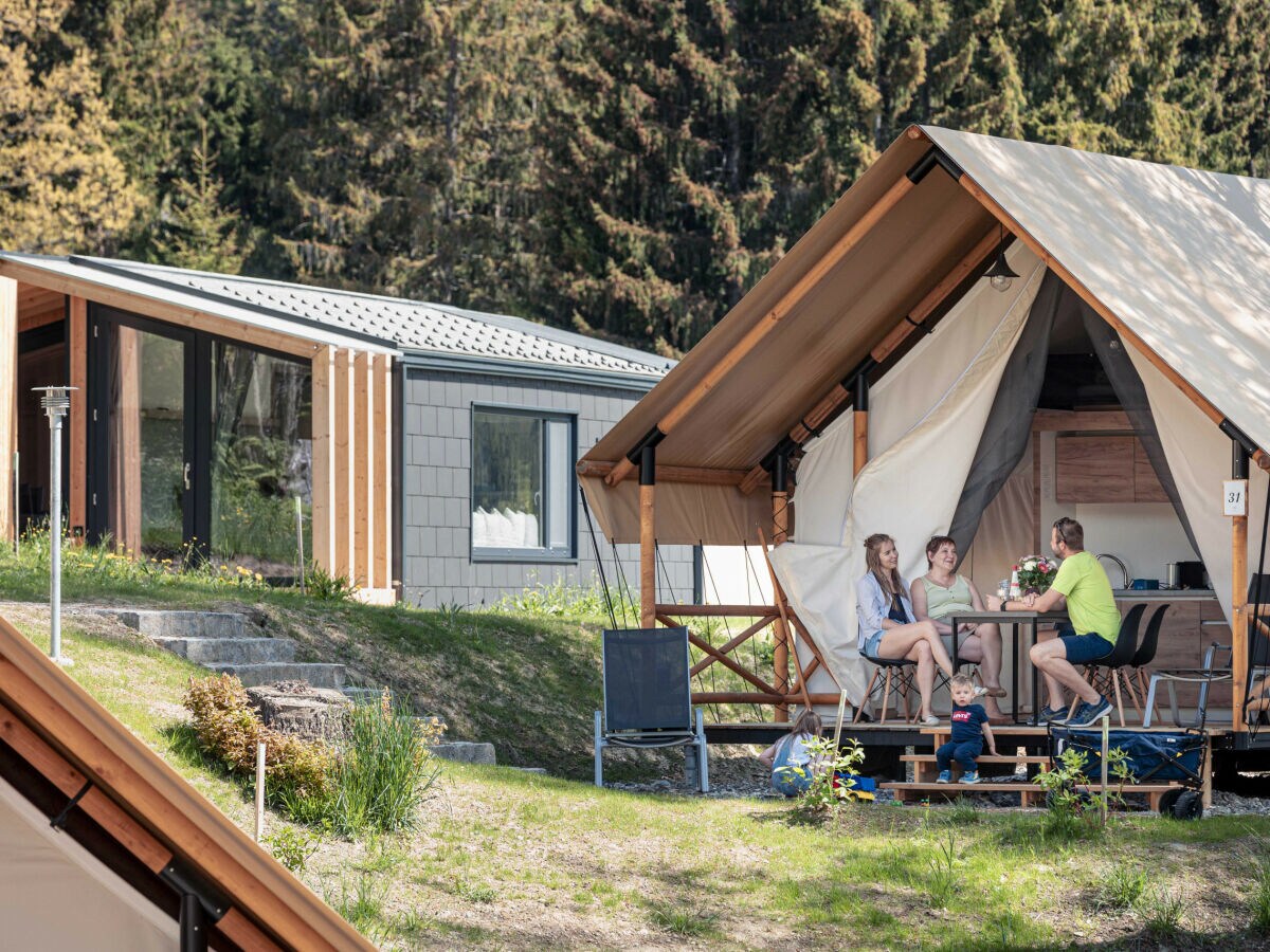 Chalet Luxus Zelt Safari für 4 Personen