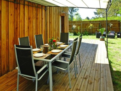 Holiday house Komfortables Holzchalet,  Le Porge - Outdoor photo 2