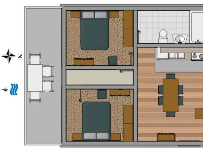 Apartment Two bedroom apartment with terrace and sea view Gršćica, Korčula A-169-a - Outdoor photo 25